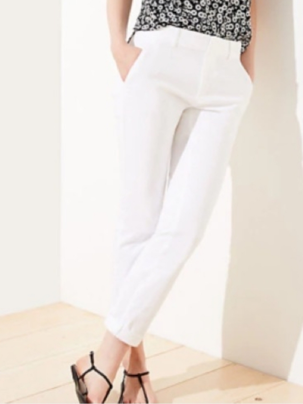 LOFT white Pants